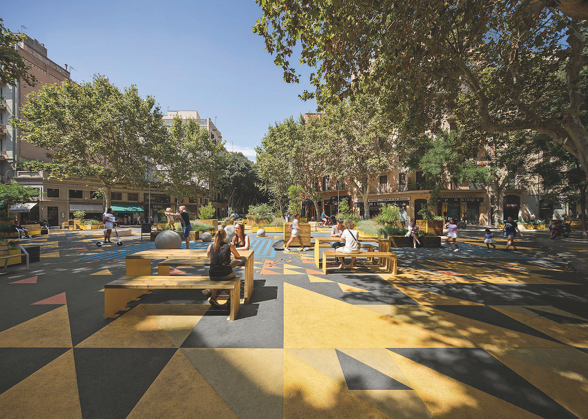 Nach diesem Vorbild in Barcelona entstand Wiens erstes Supergrätzl in Favoriten – ein Modellprojekt für die Zukunft des Städtebaus.