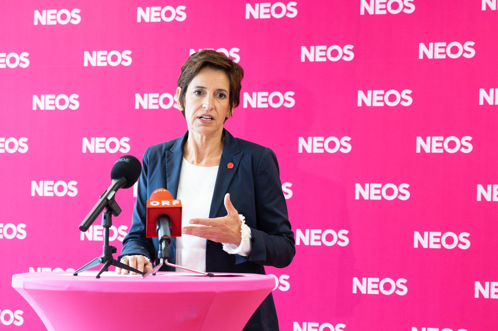 Niederösterreichs Neos-Chefin Indra Collini