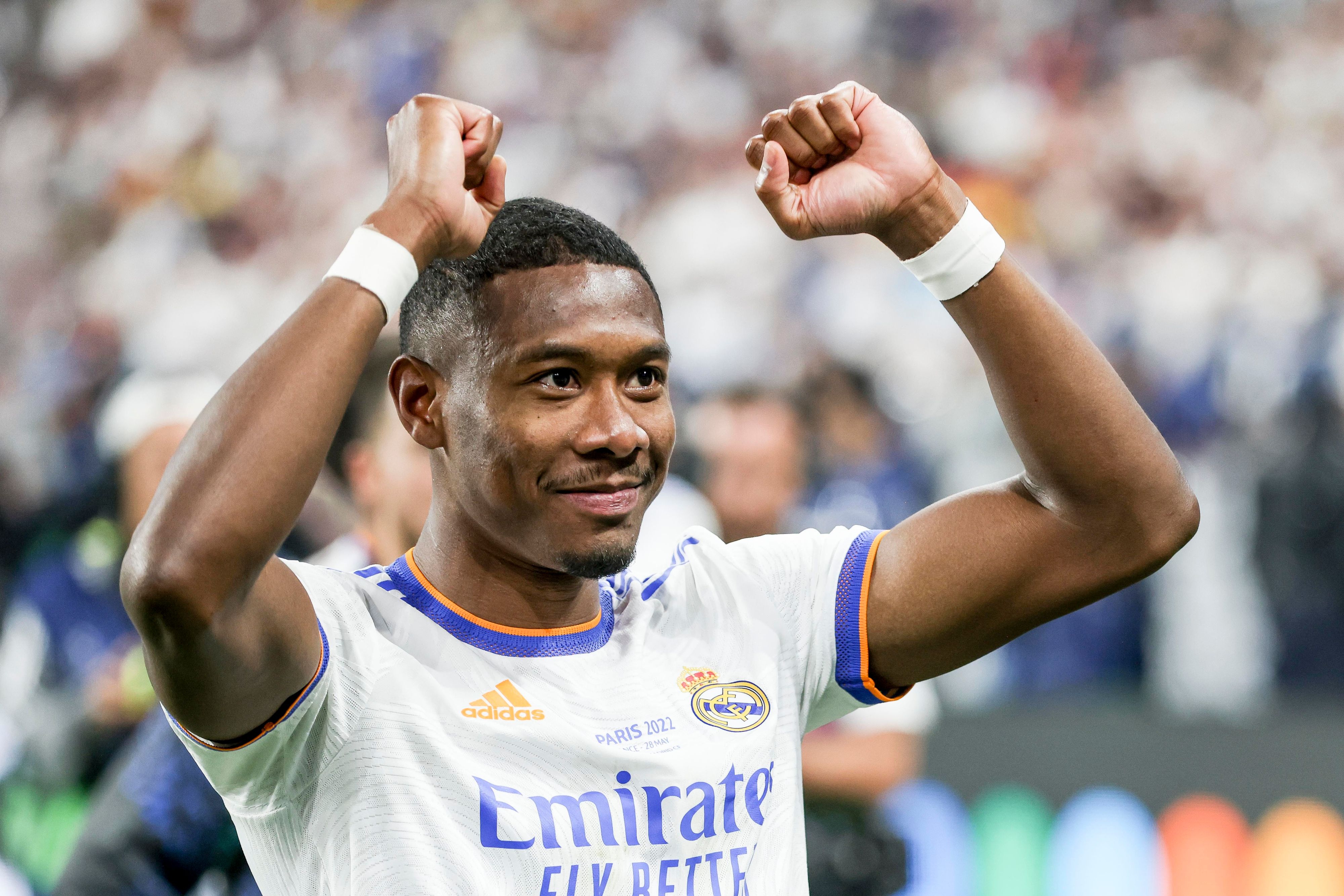 David Alaba holt den Hattrick.