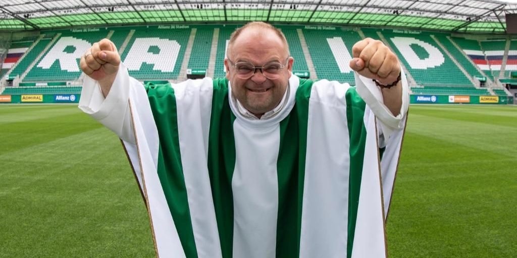 Rapid-Pfarrer Christoph Pelczar