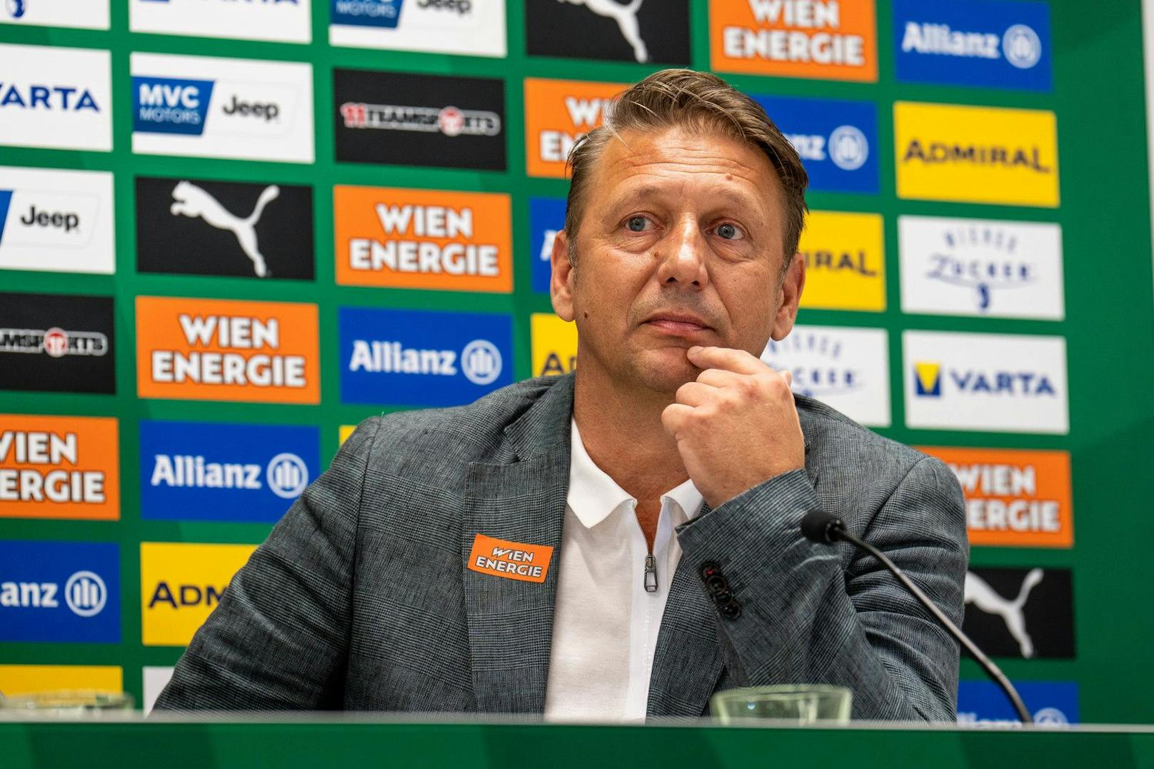 Zoran Barisic spricht über Rapid-Coach Ferdinand Feldhofer. 