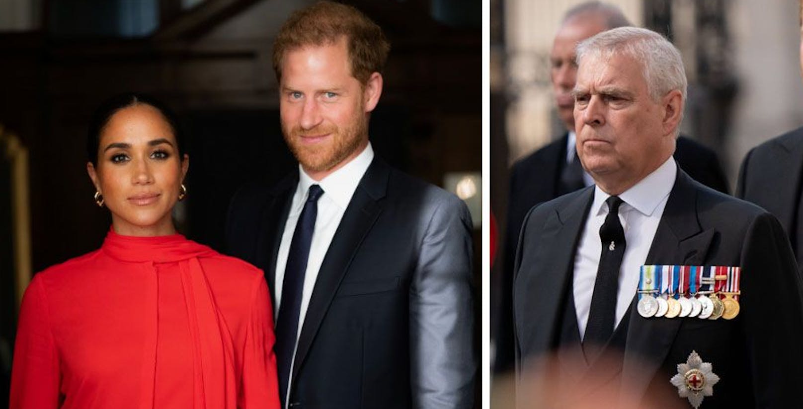 Prinz Harry, Herzogin Meghan und Prinz Andrew stehen ganz unten auf der Liste der Royals.