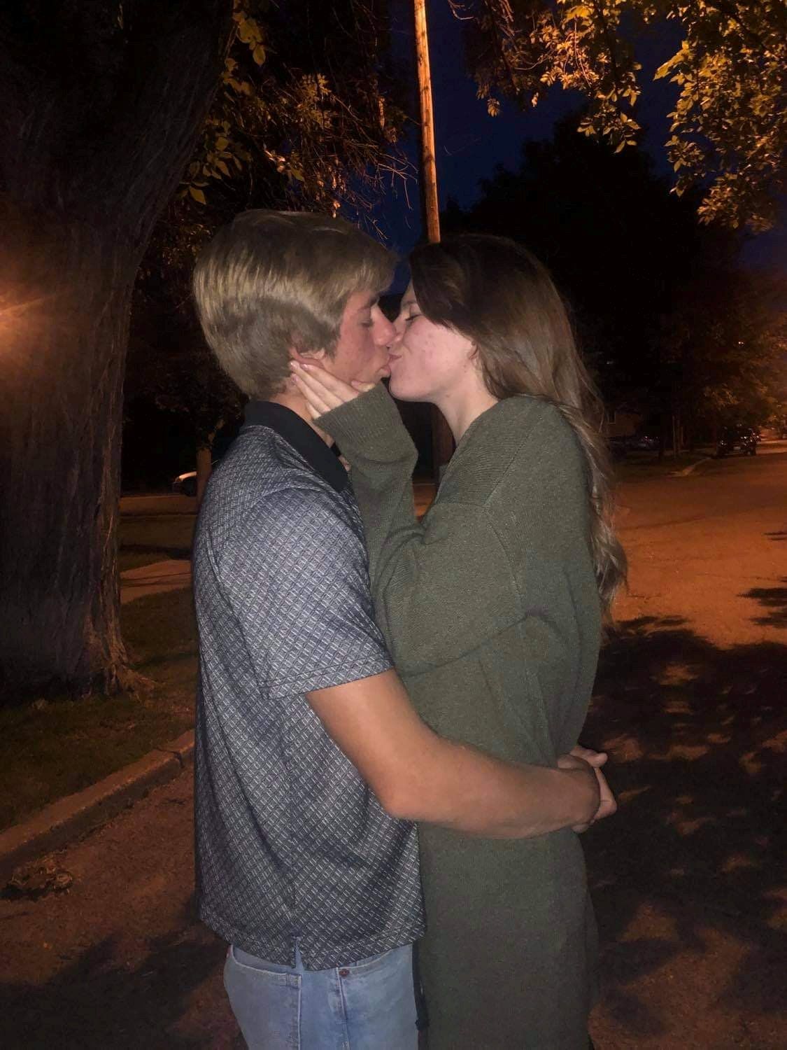 Loren und seine Freundin Sabia vor dem Unfall. 