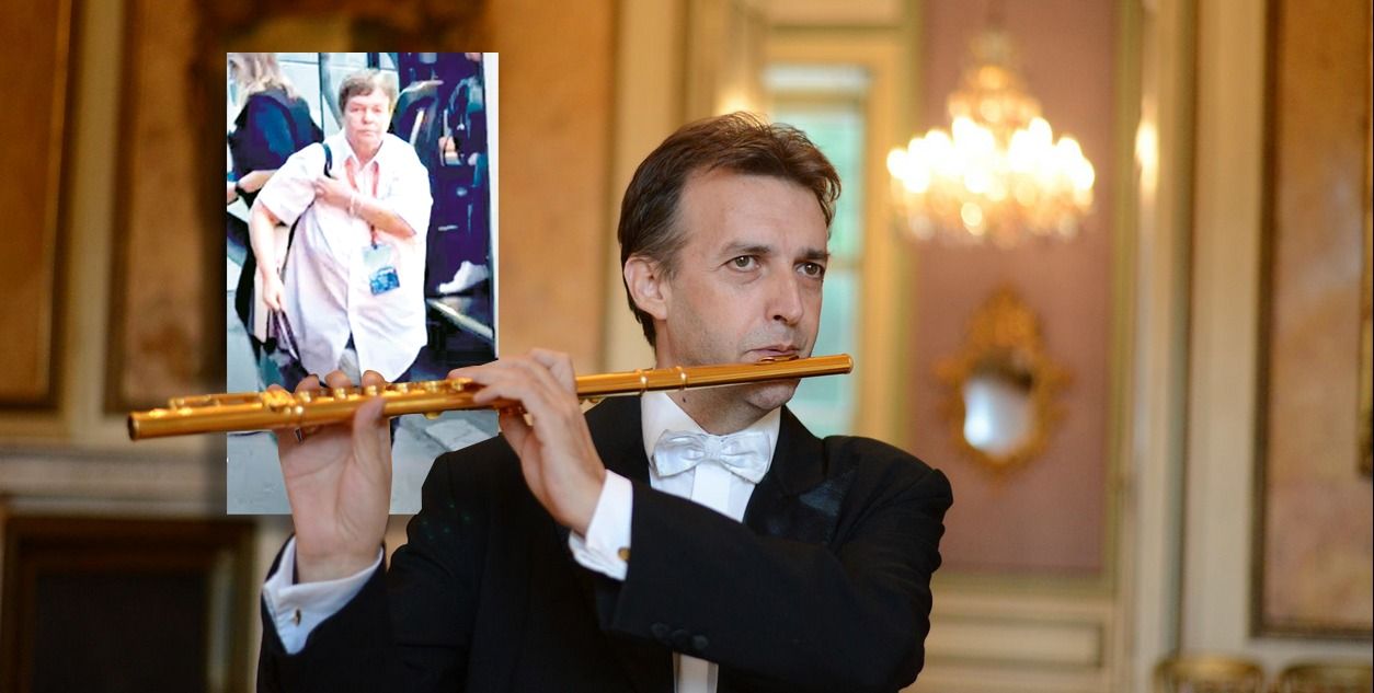 In der Wiener Hofburg wurde dem Musiker Constantin T. (59) seine vergoldete Querflöte gestohlen. Die Polizei hat nun diese Frau im Visier.