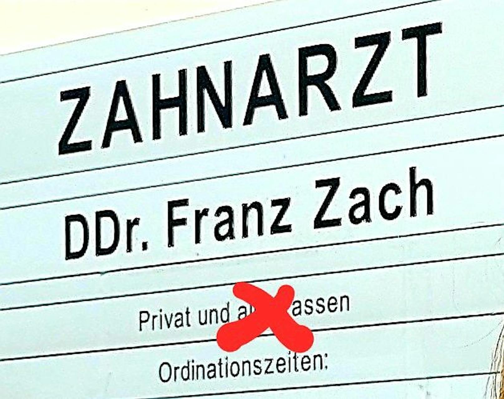 Die Kosten sind für Dr. Zach aus Steinakirchen am Forst nicht mehr tragbar.
