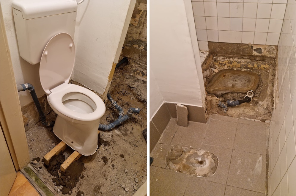 In Wien-Ottakring kann ein Wiener seit Ende Juni nicht mehr auf das Klo seiner Wohnung gehen.