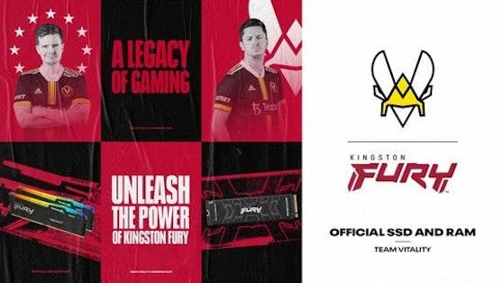 Team Vitality und Kingston Fury schließen mehrjährige Partnerschaft.