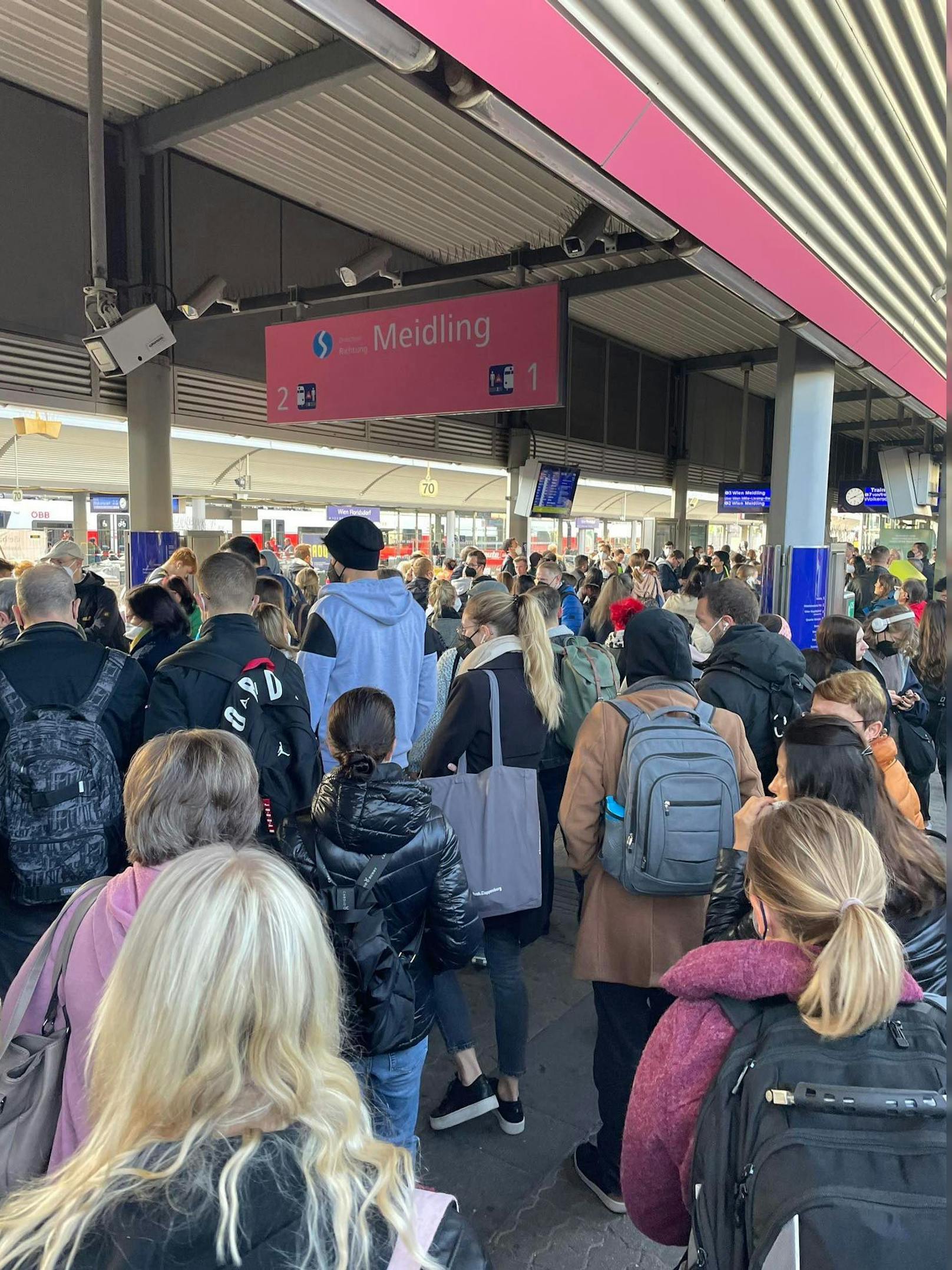 Riesen-Chaos an den Wiener Bahnhöfen!
