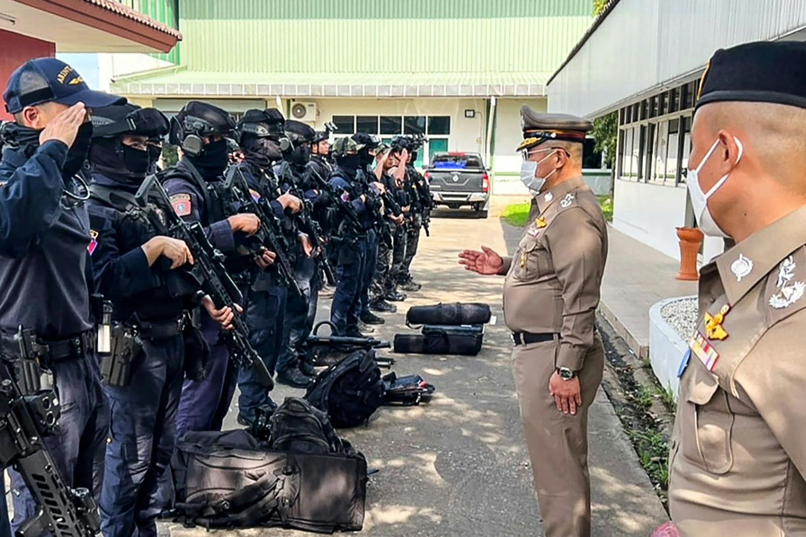 Die Polizei stand mit einem Großaufgebot im Einsatz.