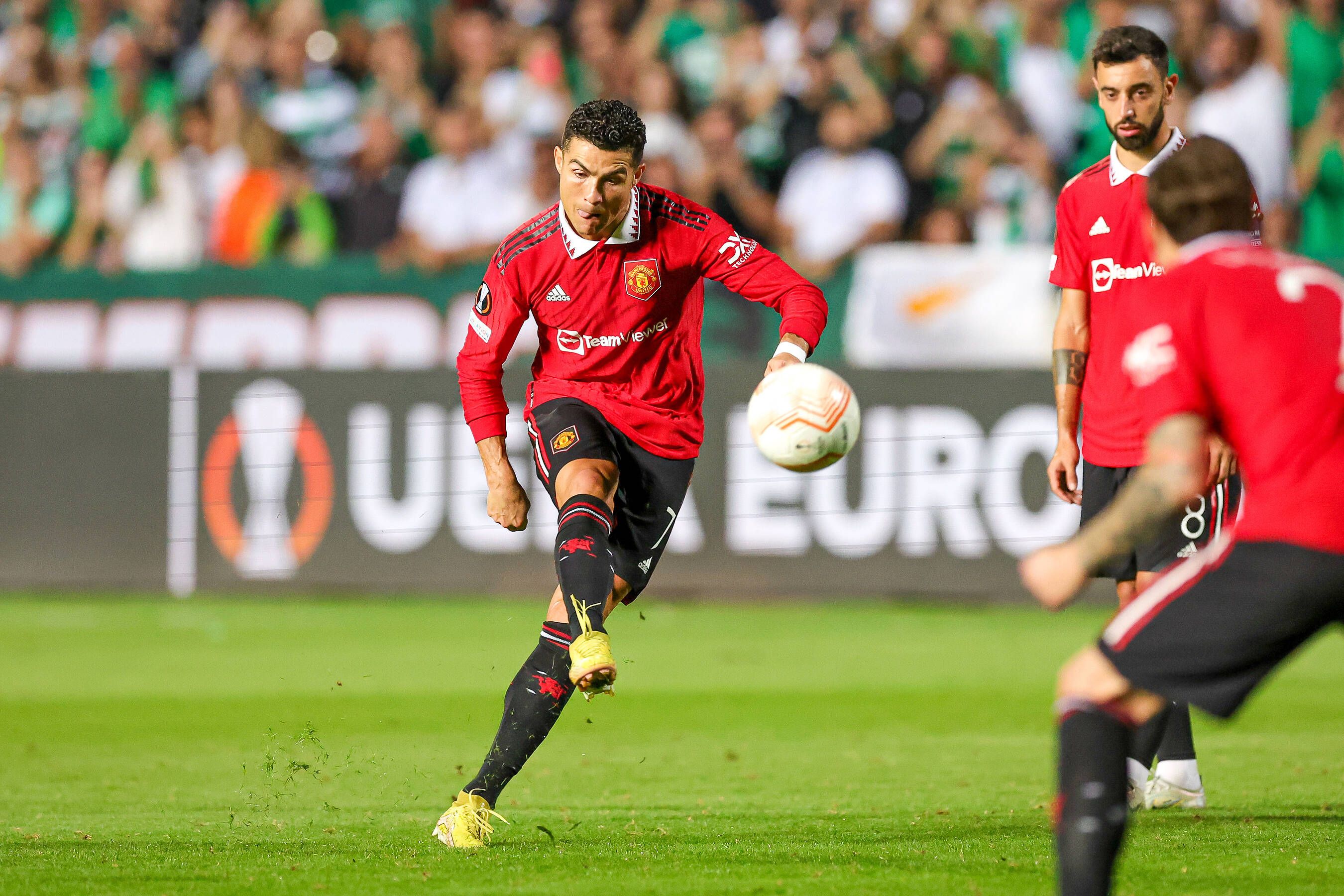 Cristiano Ronaldo im Duell gegen Omonia Nikosia. 