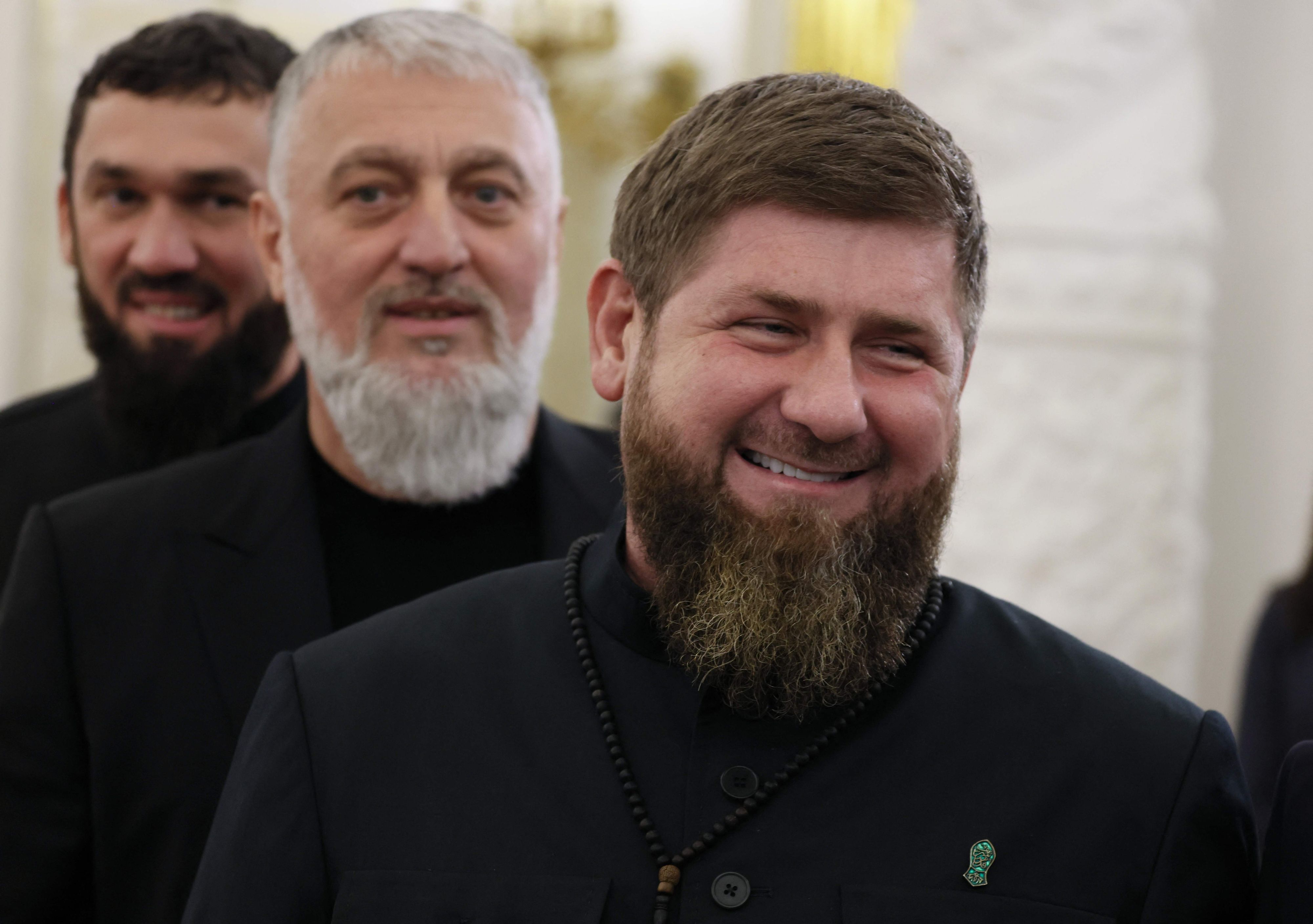 Download von www.picturedesk.com am 06.10.2022 (15:22).  Chechnya leader Ramzan Kadyrov attends a ceremony formally annexing four regions of Ukraine Russian troops occupy, at the Kremlin in Moscow on September 30, 2022. (Photo by Mikhail METZEL / SPUTNIK / AFP) - 20220930_PD4495 - Rechteinfo: Rights Managed (RM) Nur für redaktionelle Nutzung! Werbliche Nutzung erfordert Freigabe: bitte schicken Sie uns eine Anfrage.