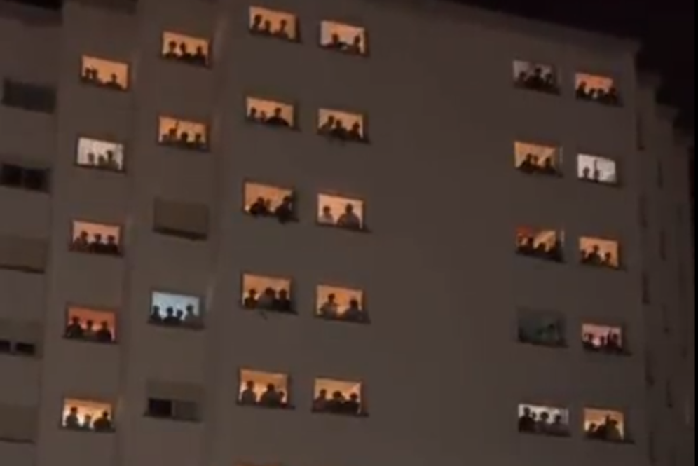 Das Video verbreitete sich in den sozialen Medien wie ein Lauffeuer.