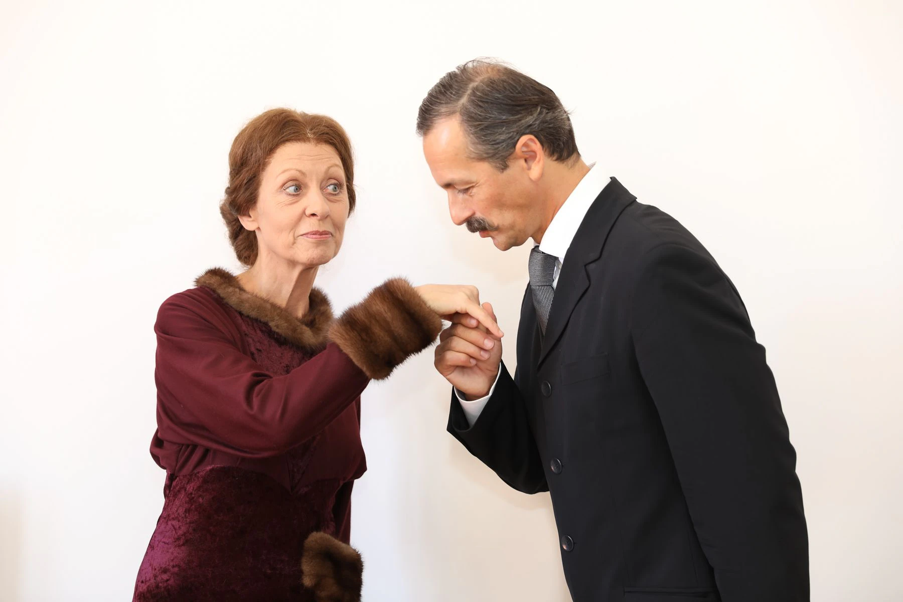 Konversationen im Herrenhof