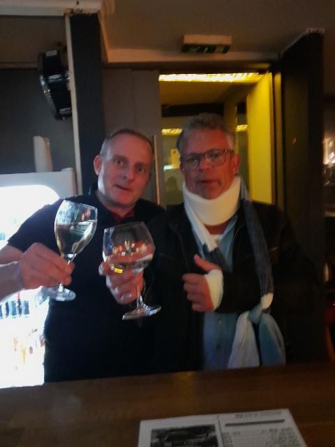 Die beiden Helfer Günther H. und Christian M.