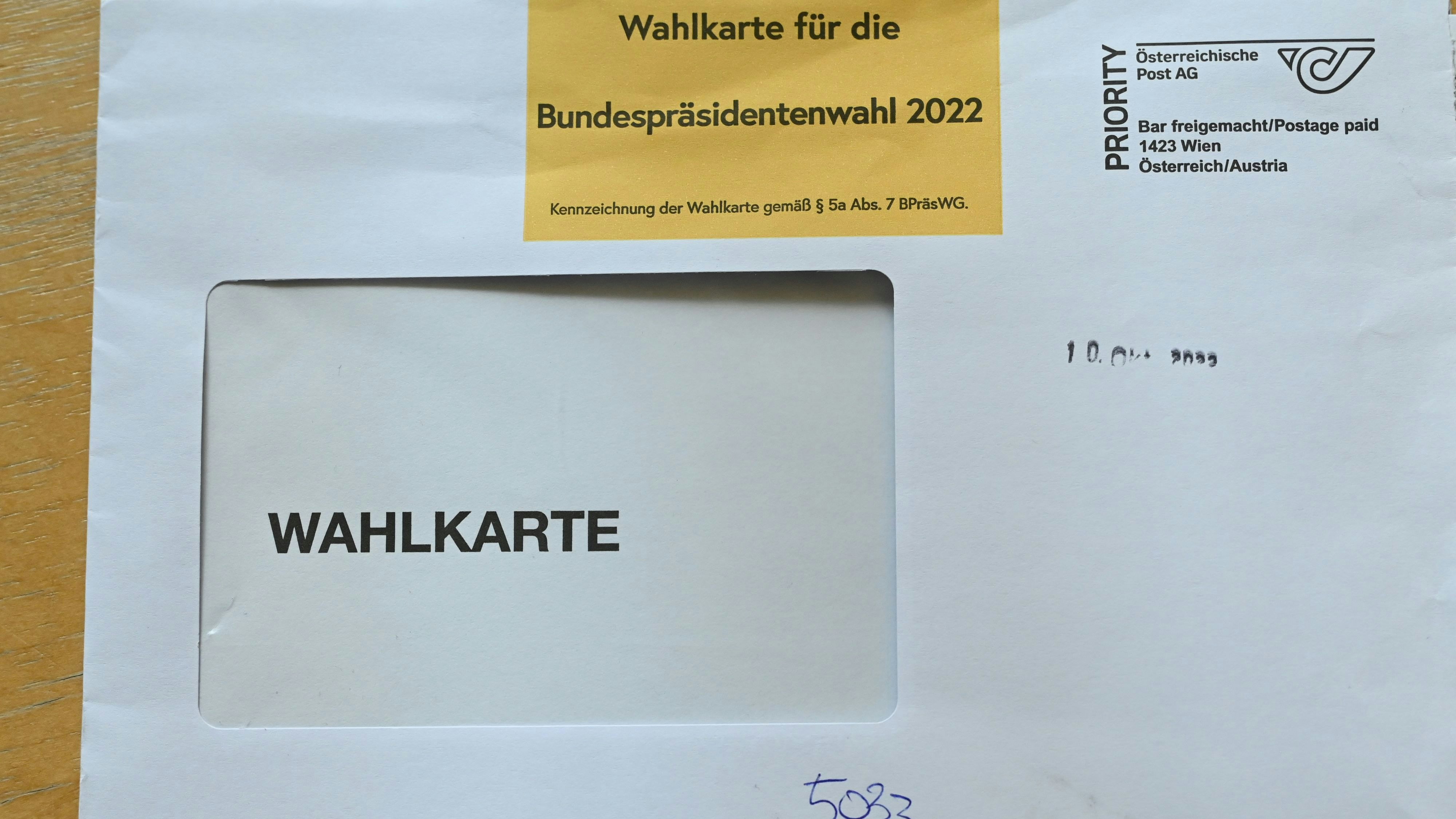 Wahlkarte