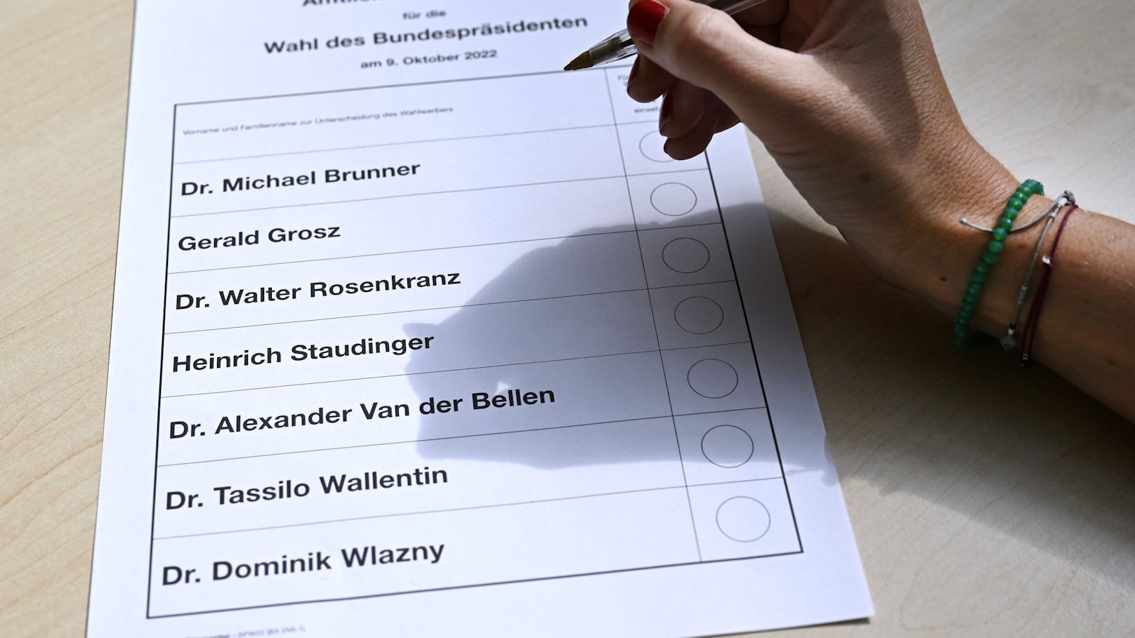 Beim Wahlzettel gilt: Der Wählerwille muss klar erkennbar sein. Auf dem Stimmzettel ist nicht nur das Kreuzerl erlaubt.