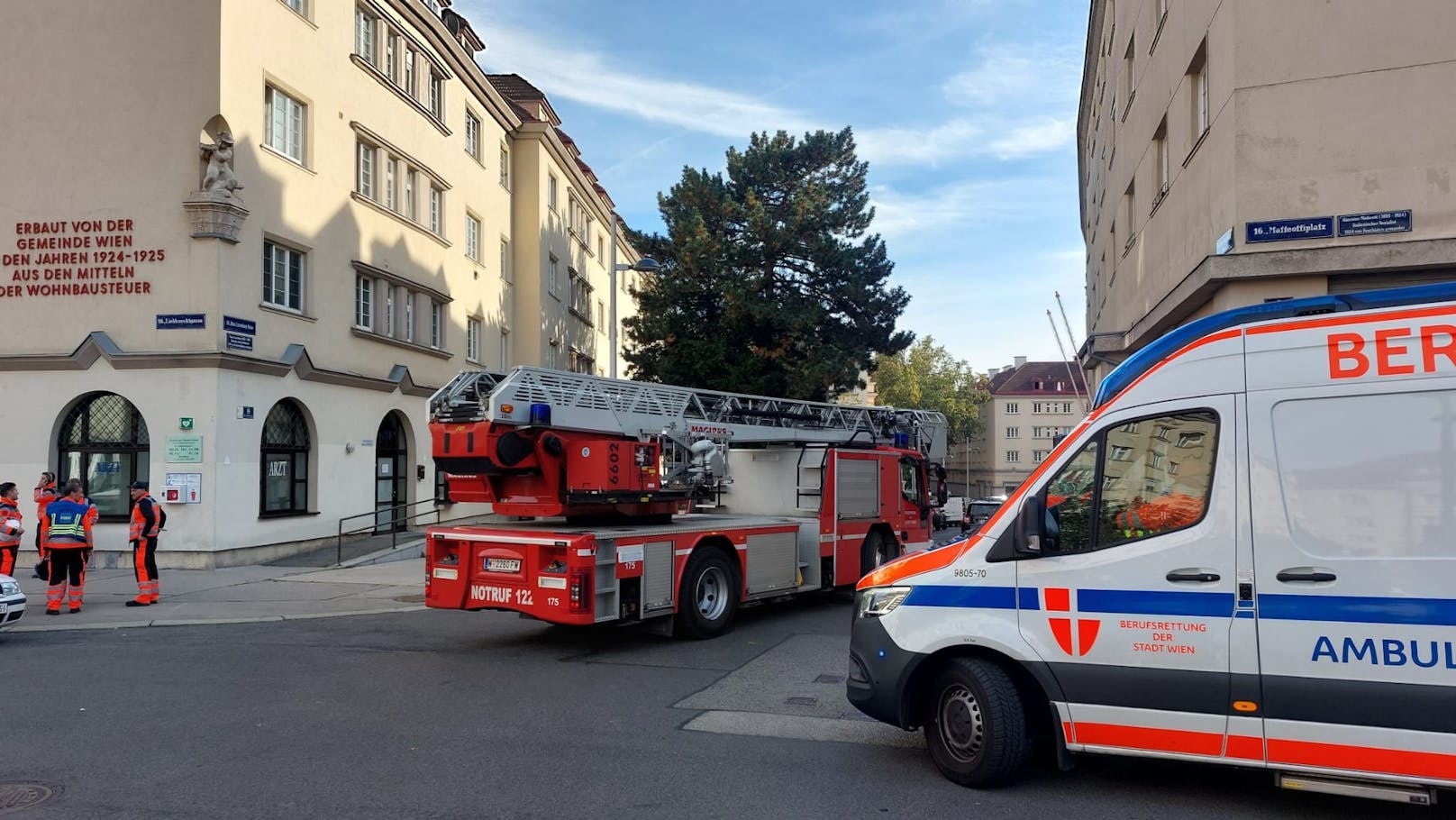 Feuer in Ottakringer Gemeindewohnung ausgebrochen 