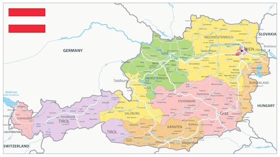 Die Bezirke in Österreich