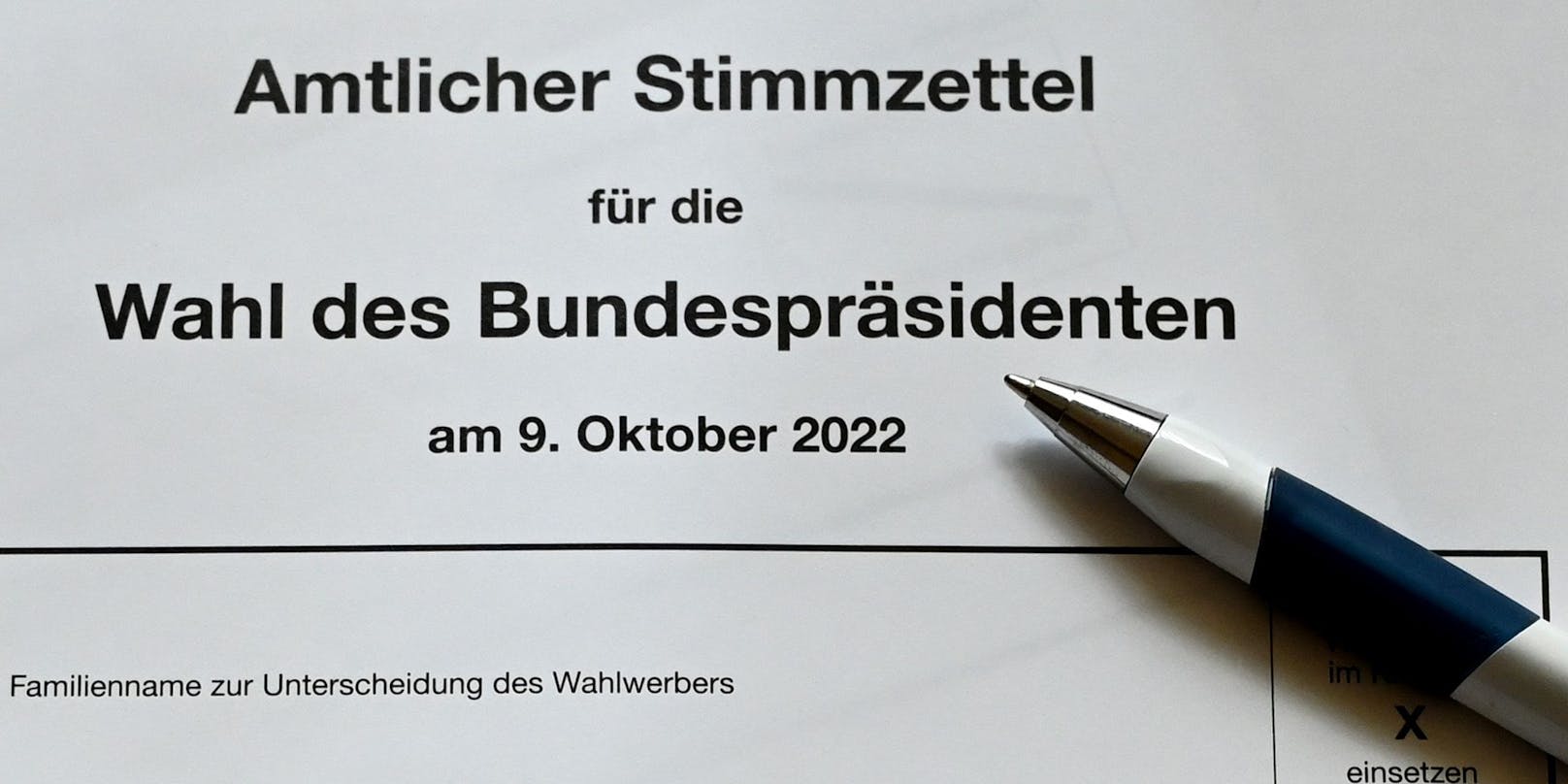 In den Wahllokalen in Wien sollte man einen eigenen Kugelschreiber dabei haben.