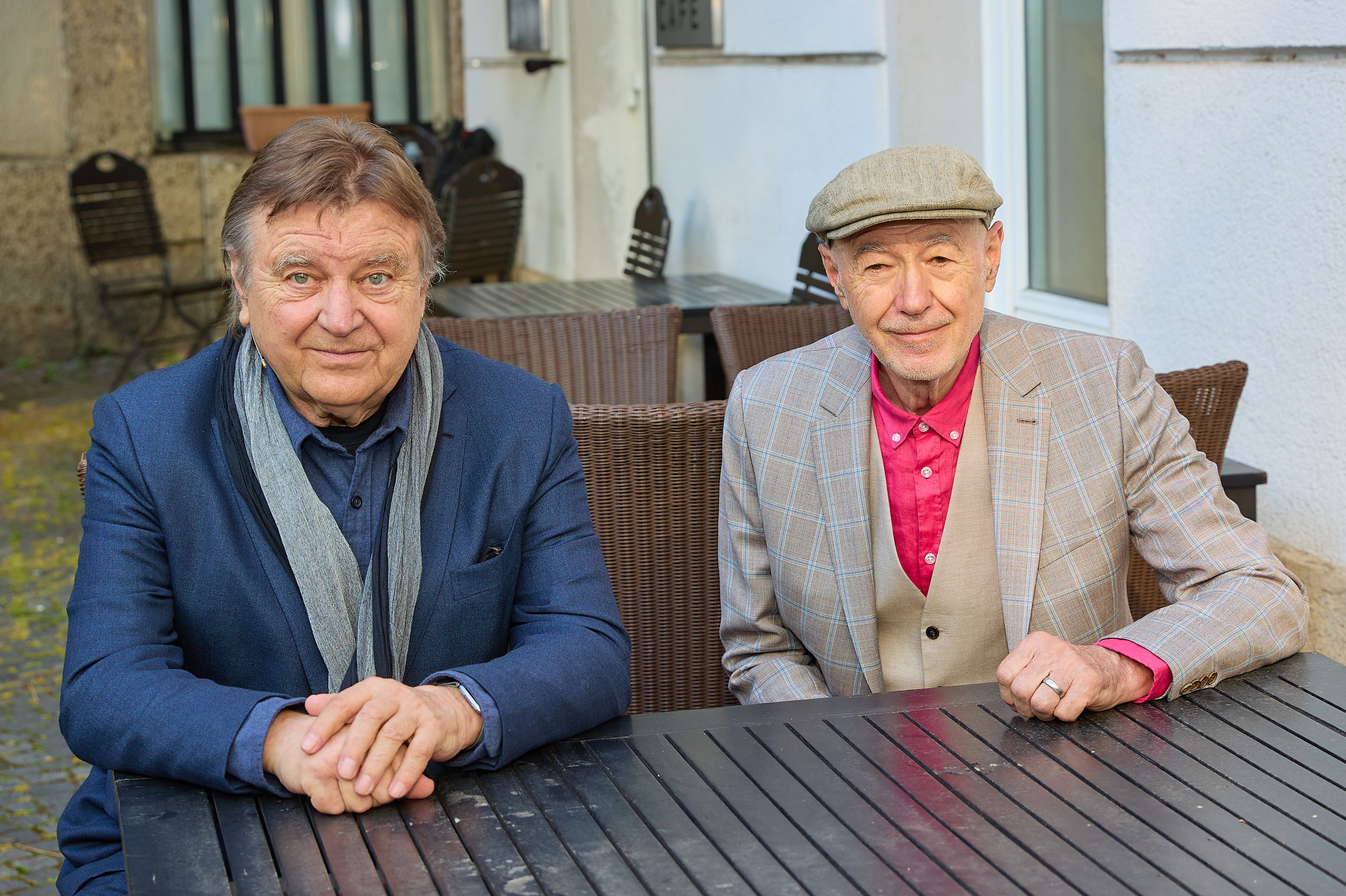 Lukas Resetarits  mit Bruder Willi.