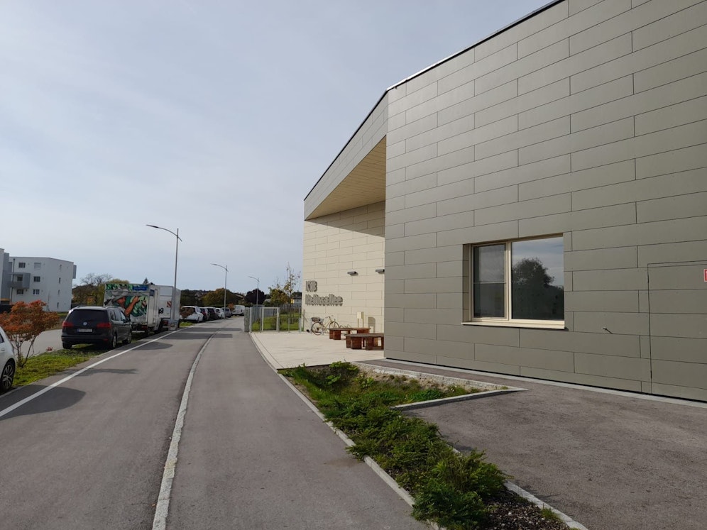 In diesem Kindergarten im Linzer Süden in der Heliosallee 181 befindet sich ein Wahllokal. Nicht alle fanden gleich hin.