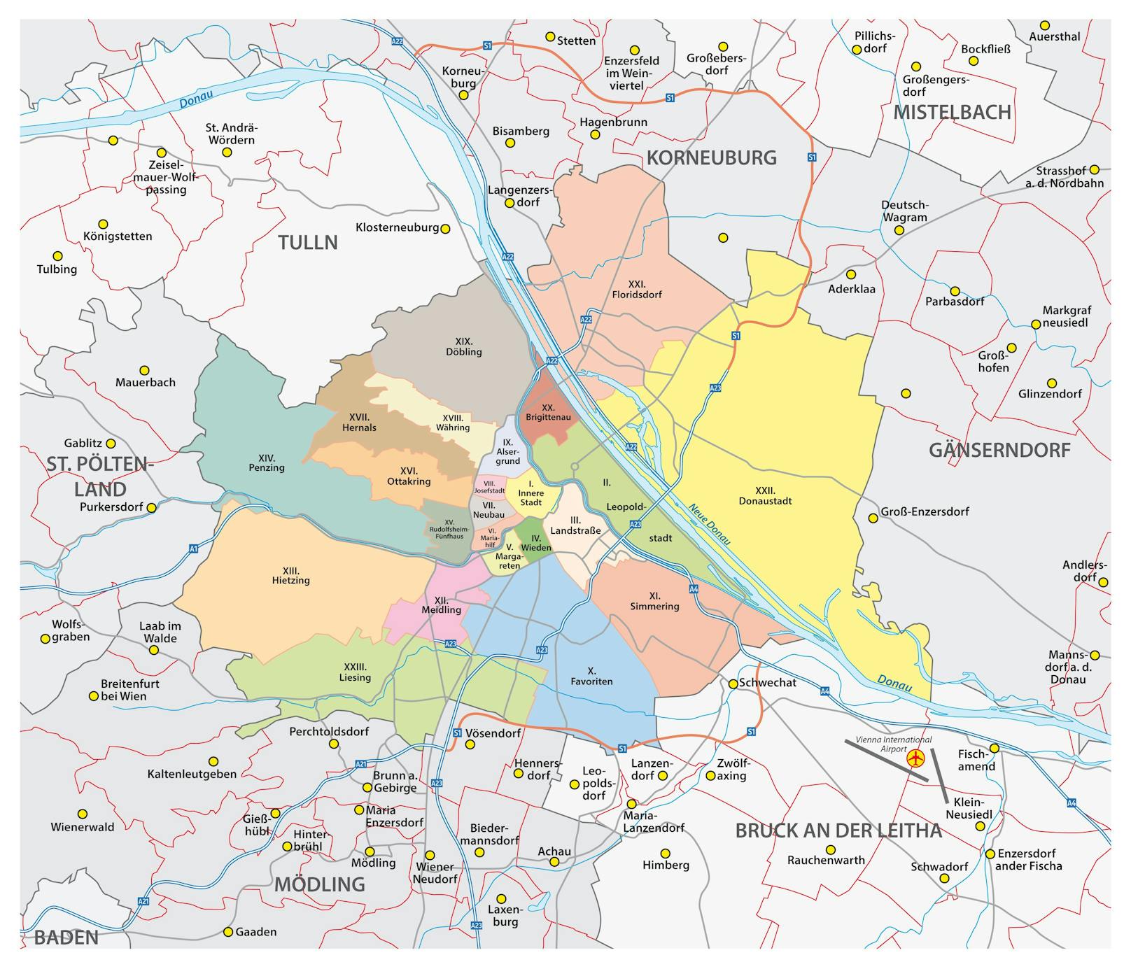 Die Ergebnisse aus Wien – so haben die Bezirke gewählt