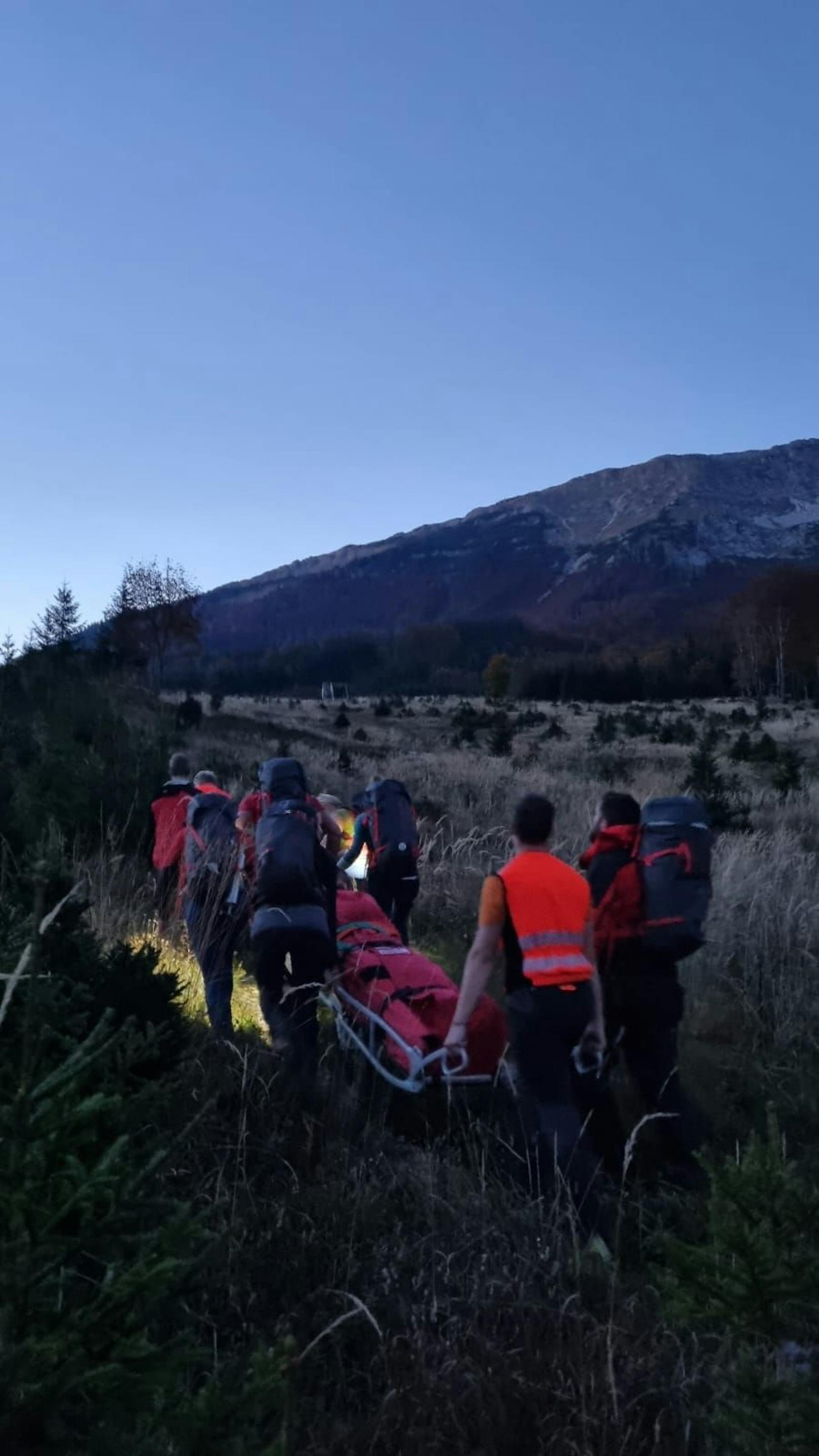 Wanderer verletzte sich bei Ötscher-Abstieg
