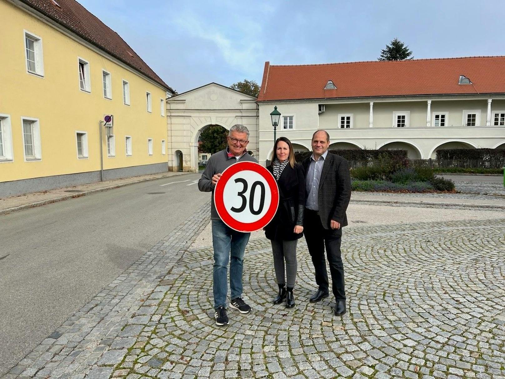 Petition für Tempo 30 vor Kindergarten in Judenau
