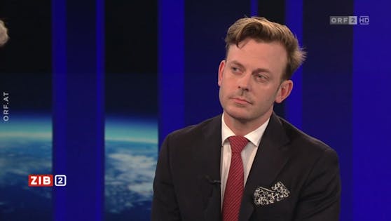 Militärexperte Franz-Stefan Gady zu Gast in der ZIB2 mit Martin Thür am 10. Oktober 2022.