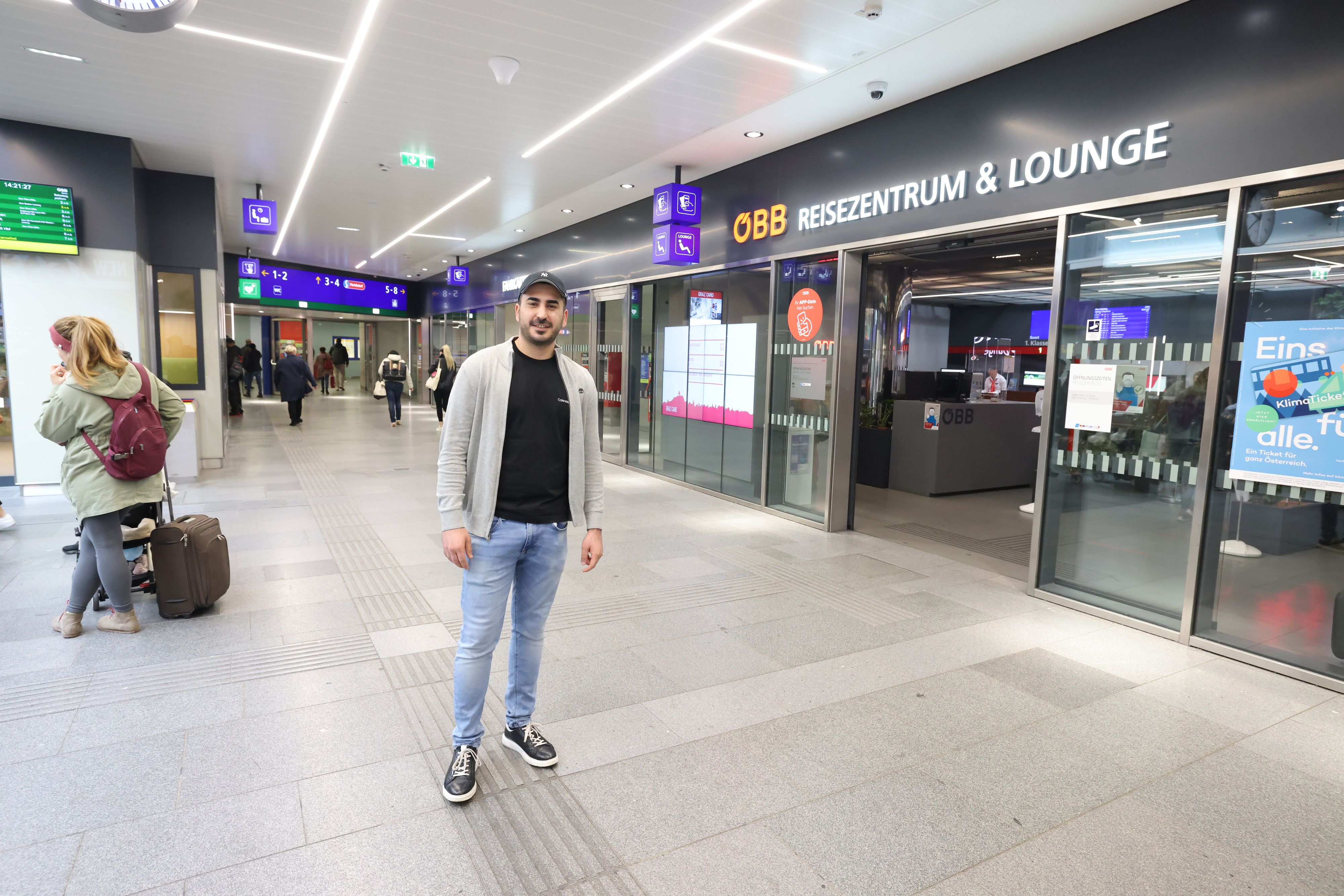 Wiener stellte Räuber am Bahnhof Meidling. 