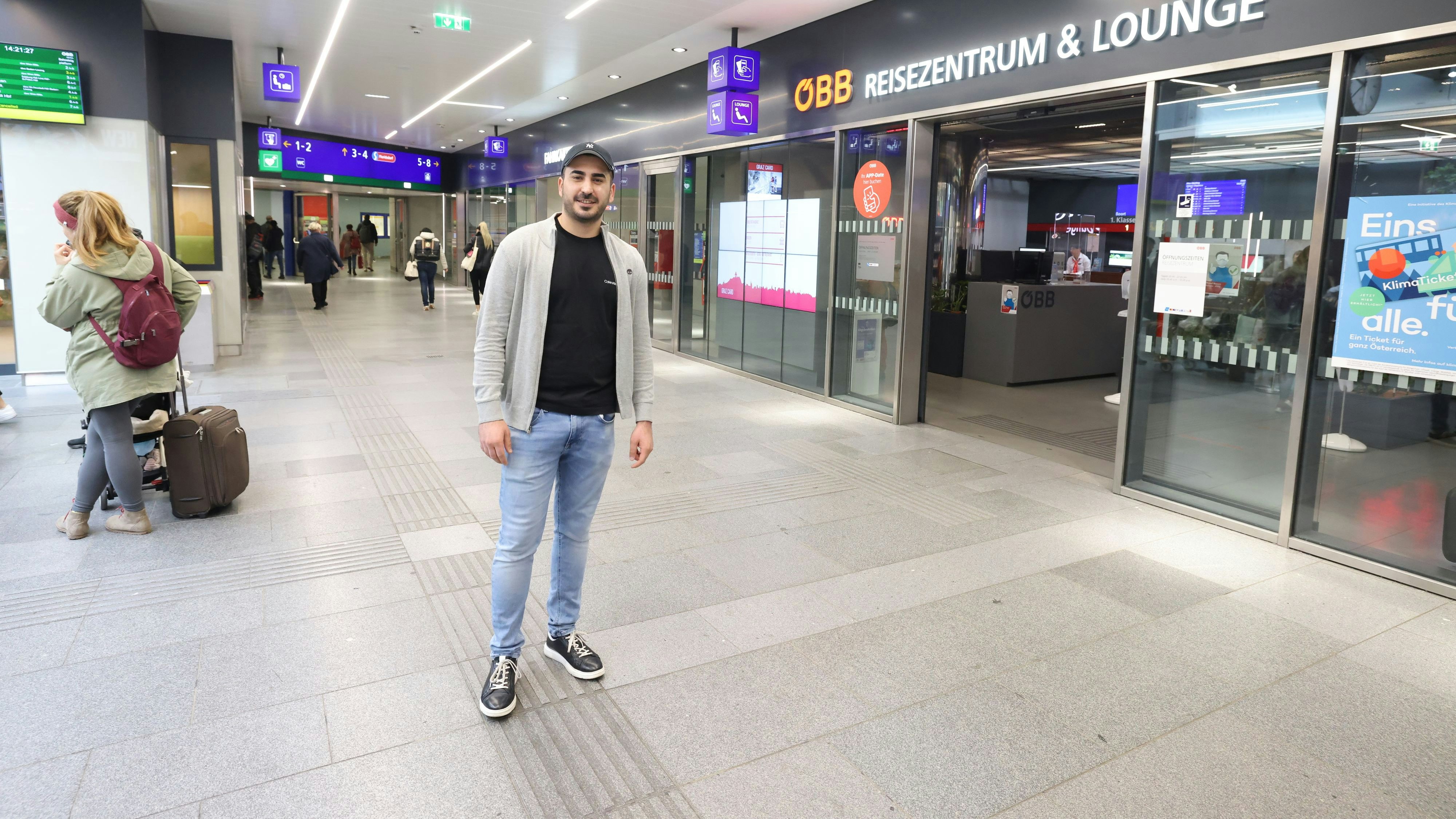 Wiener stellte Räuber am Bahnhof Meidling. 