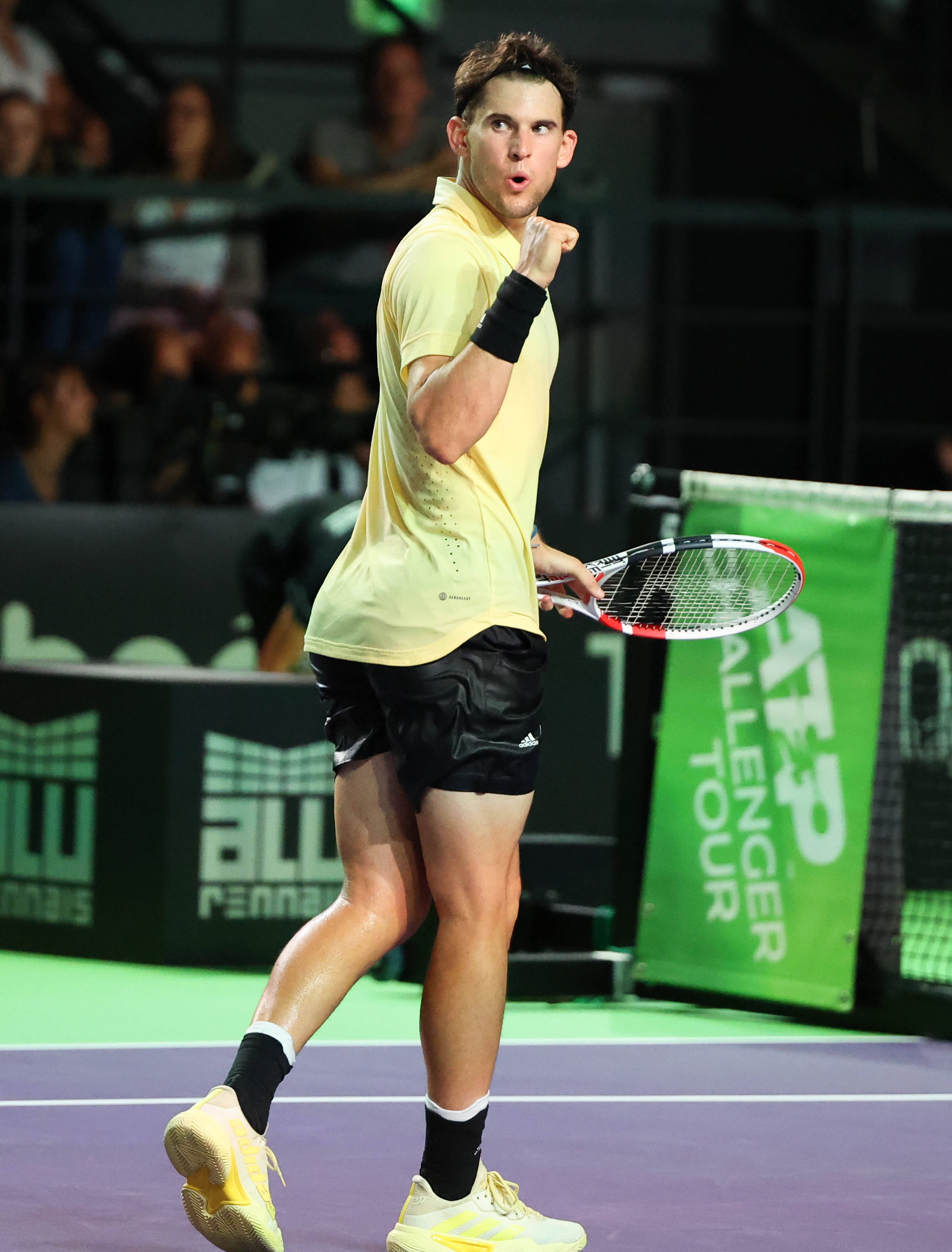 Dominic Thiem ballt die Faust.