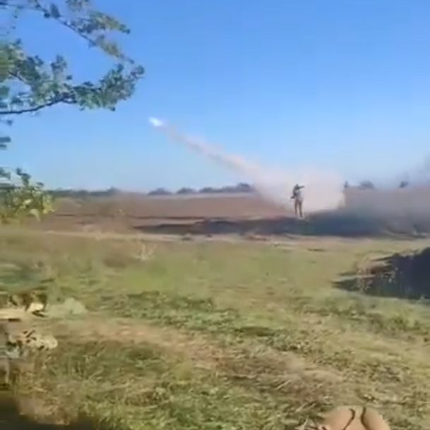 Der Moment, als die "Nadel" startet und die Verfolgung aufnimmt.