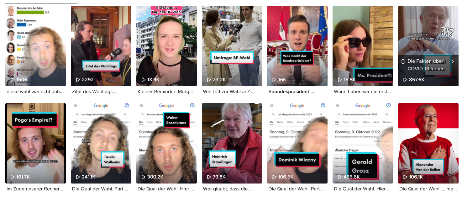 Seit zwei Wochen ist die wien.stabil auf Tiktok. Laut Initiator Stefan Apfl haben erfreut sich das pojekt schon über 2,5 Millionen Views.