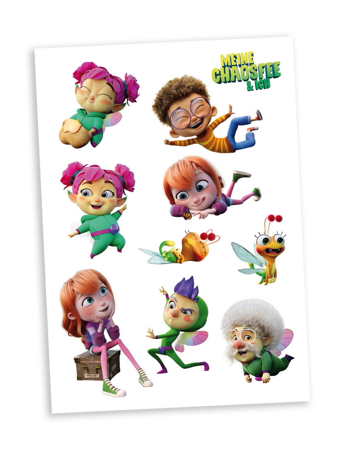 Klebetattoos zum Kinofilm "Meine Chaosfee &amp; Ich"