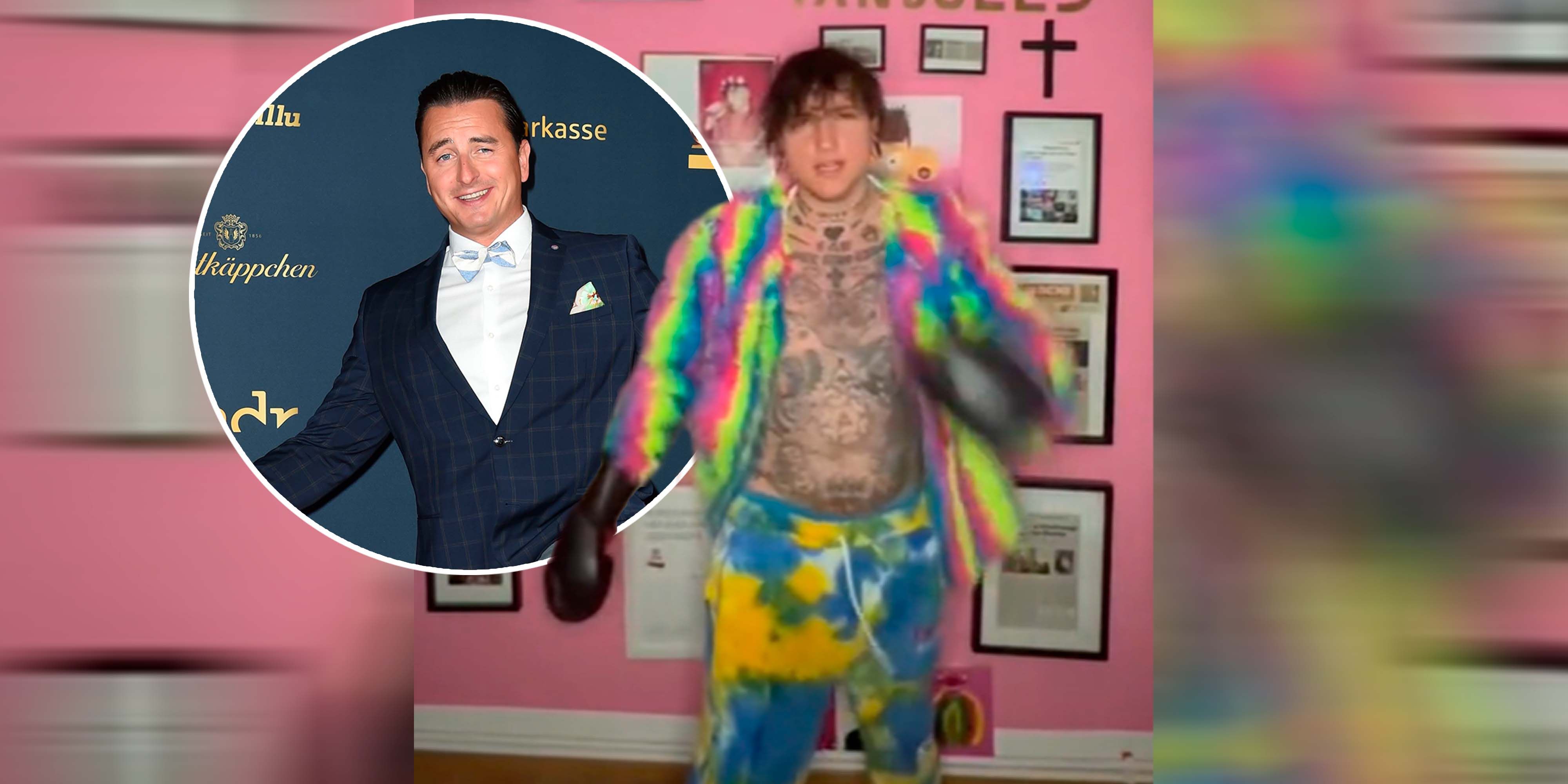 Ian Jules fordert Gabalier heraus.