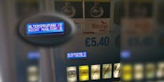 Tschick-Automaten in Wien stundenlang außer Betrieb