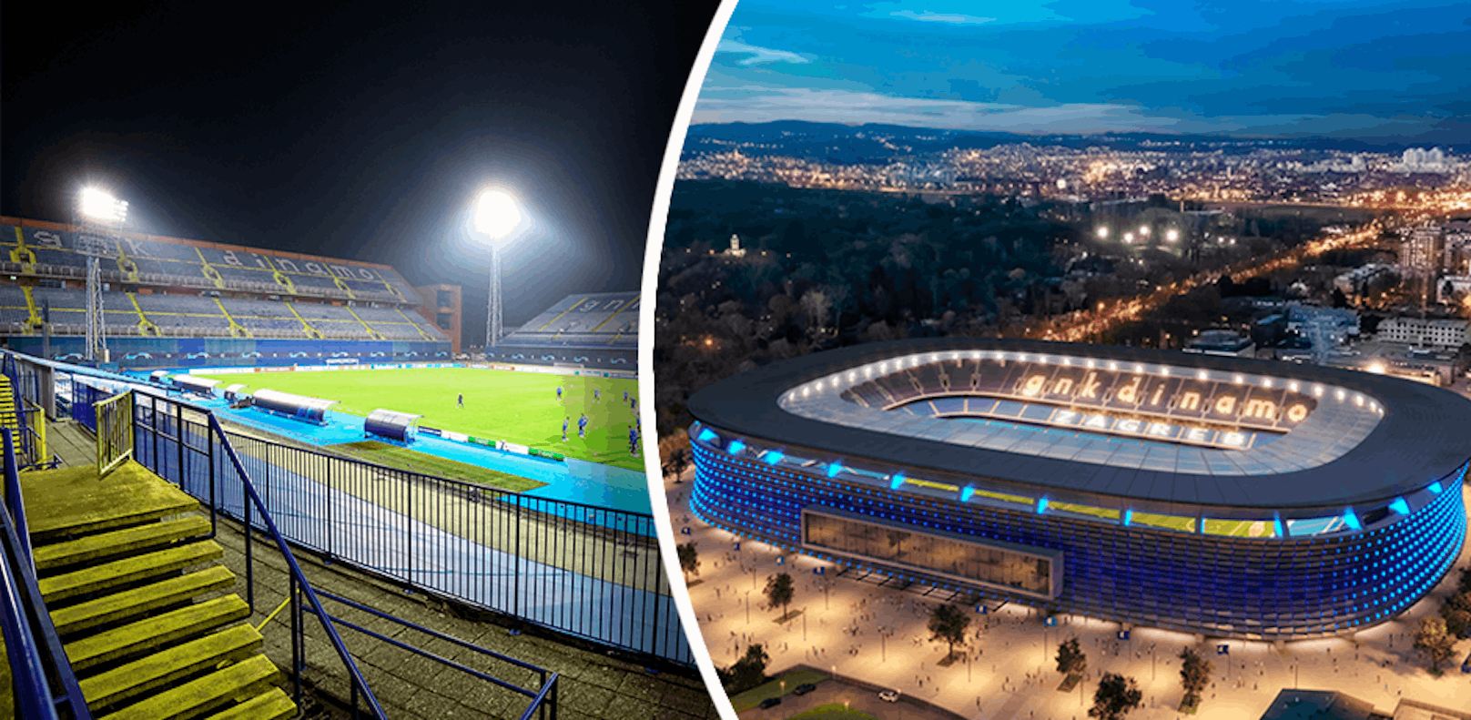 Otto Baric Junior baut das neue Stadion von Dinamo Zagreb. 