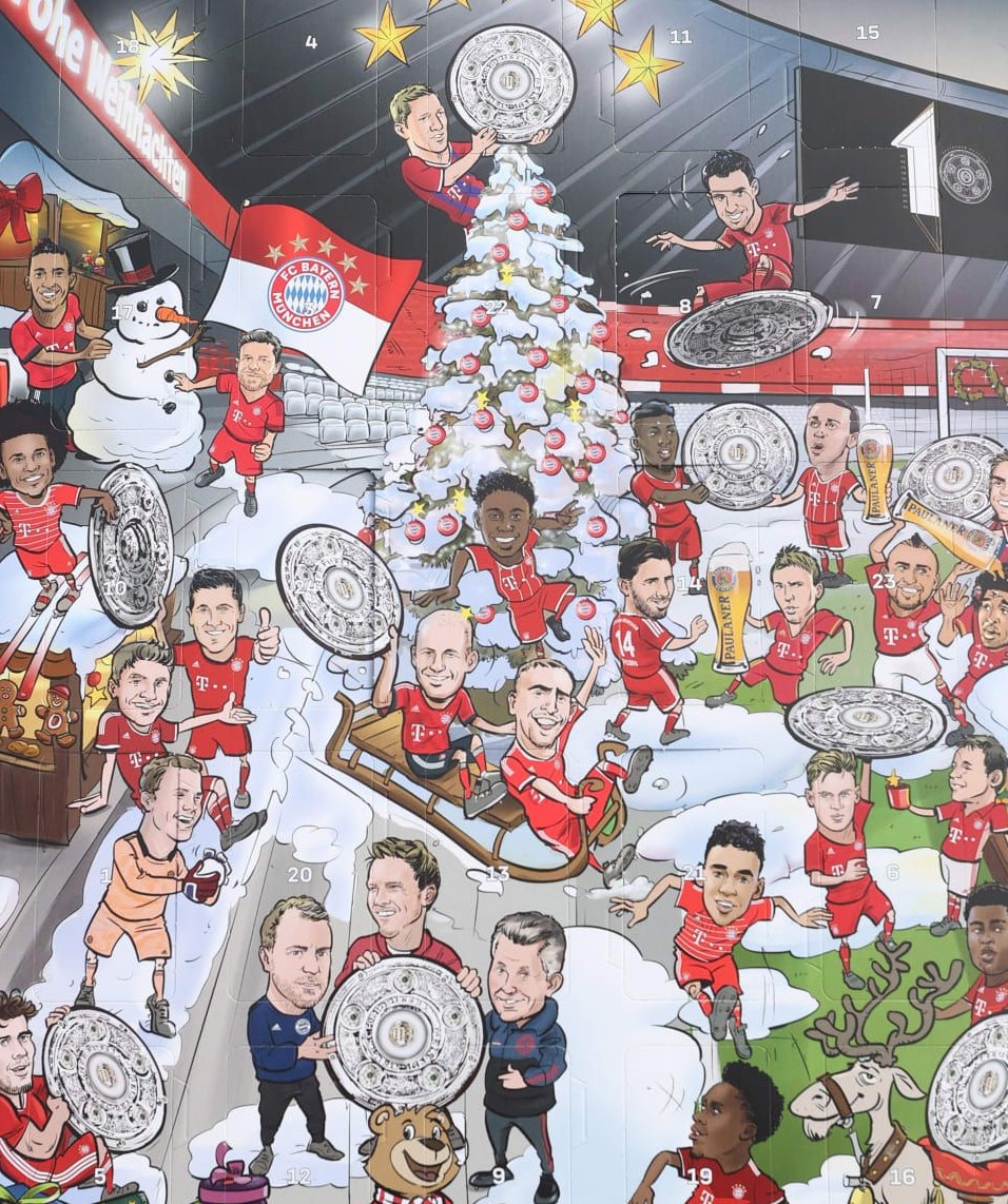 Der neue Schoko-Kalender der Bayern