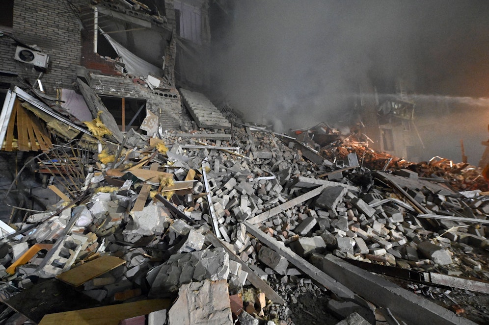 Auch Saporischschja wurde zum Ziel russischer Raketen. 