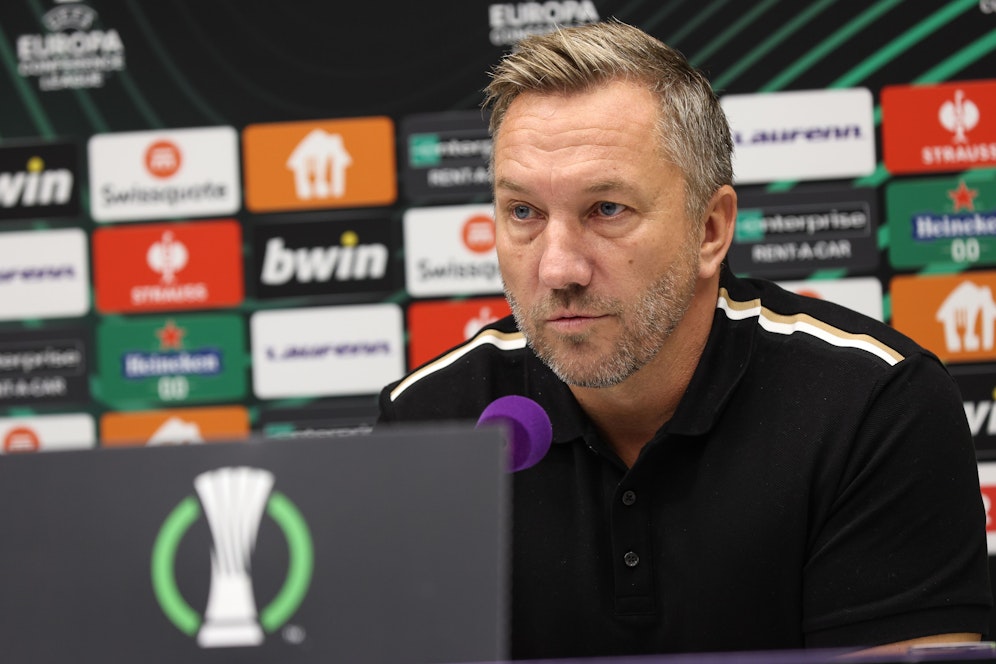 Manfred Schmid hat Dominik Fitz als Elfmeterschützen bestimmt.