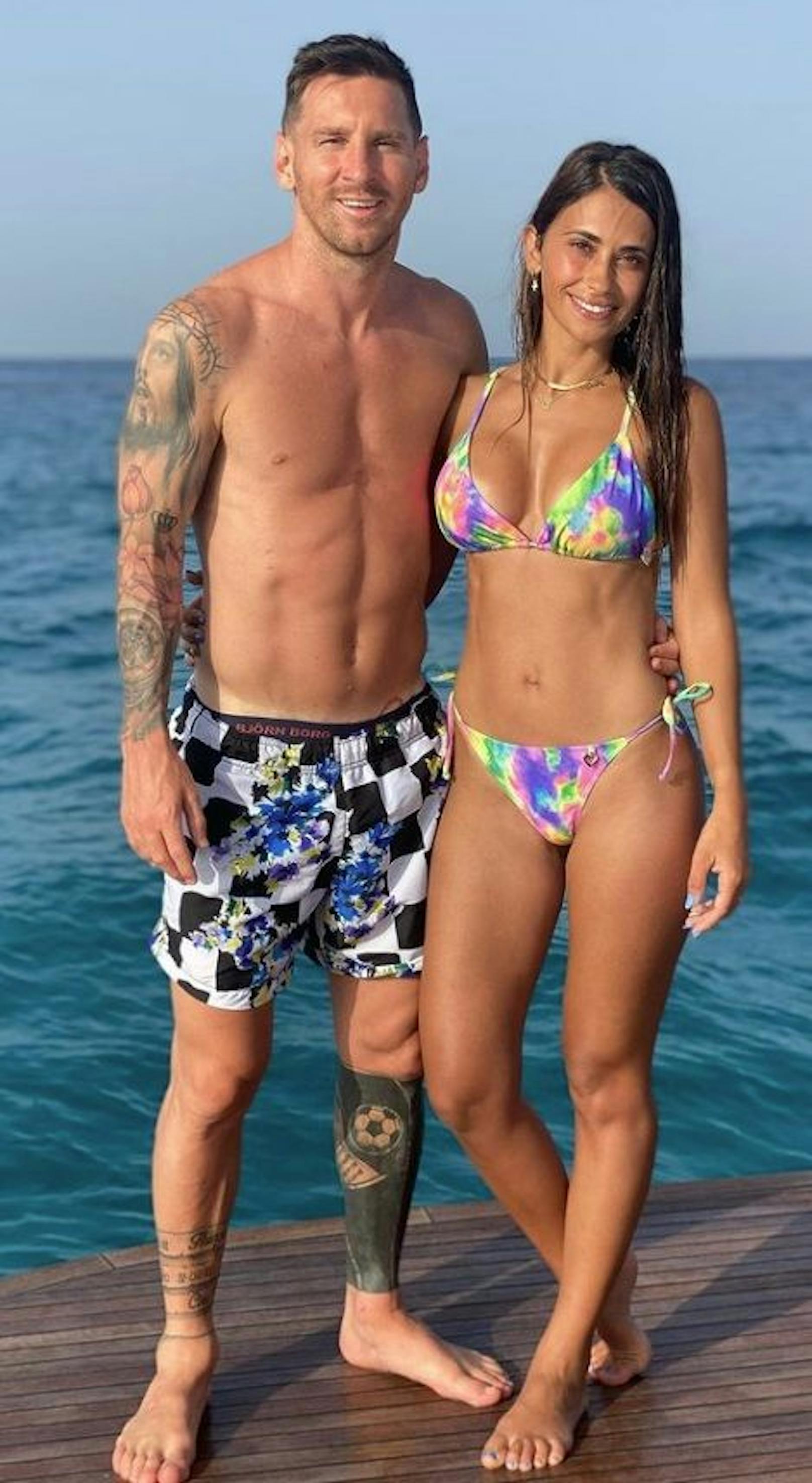 <strong>Antonela Roccuzzo:</strong> Die Argentinierin ist die Ehefrau von Superstar Lionel Messi.