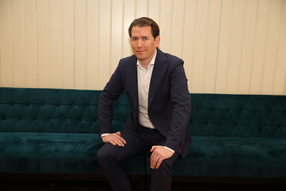 Sebastian Kurz (36) bei einem 