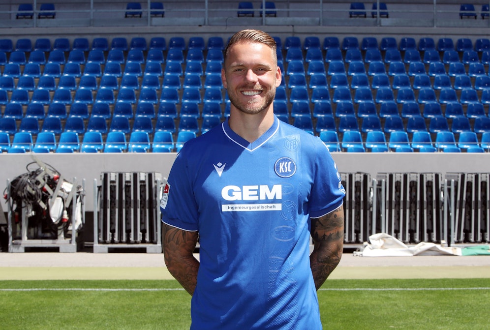 KSC-Abwehrspieler Marcel Franke spendet Blut-Stammzellen.