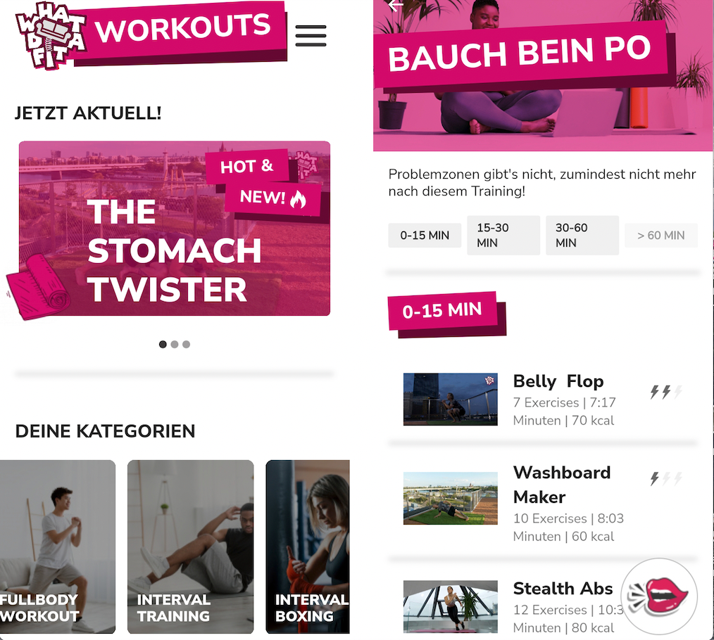 Vom Anfänger bis zum Profi ist für alle Fitness-Level etwas dabei.