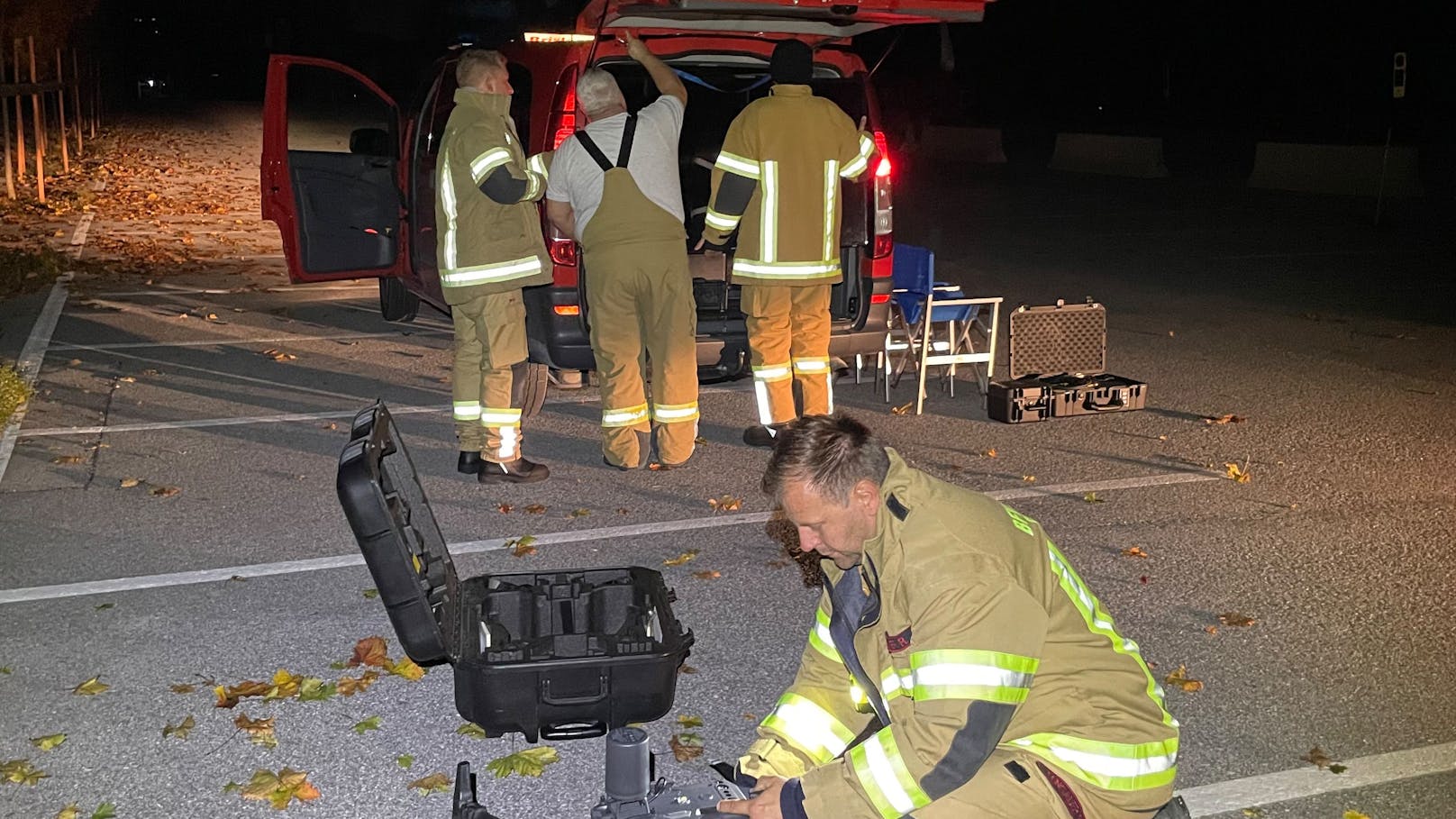 Kirchberg-Abgängige Person mittels Drohne des BFV Kufstein aufgefunden-Fotocredit: ZOOM.TIROL 