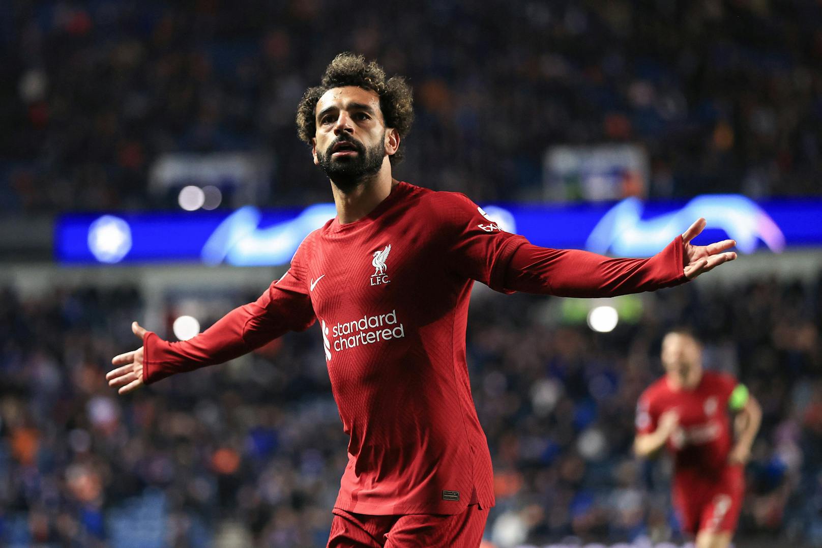 Mo Salah erzielt den schnellsten Hattrick der Champions-League-Geschichte.
