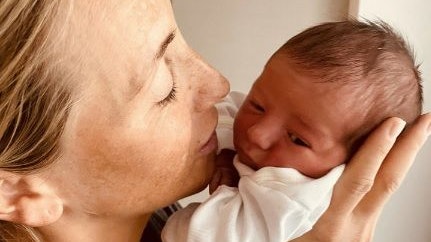 Michaela Kirchgasser und ihr Söhnchen.