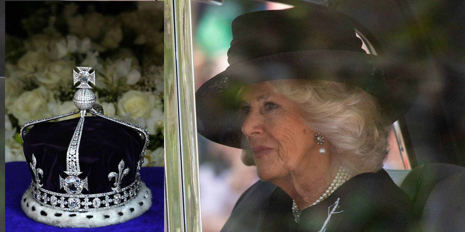 Queen Consort Camilla soll diese umstrittene Krone am Krönungstag, dem 6. Mai 2023 tragen