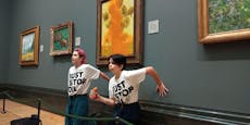 Klima-Rebellen werfen Tomatensuppe auf Van-Gogh-Gemälde